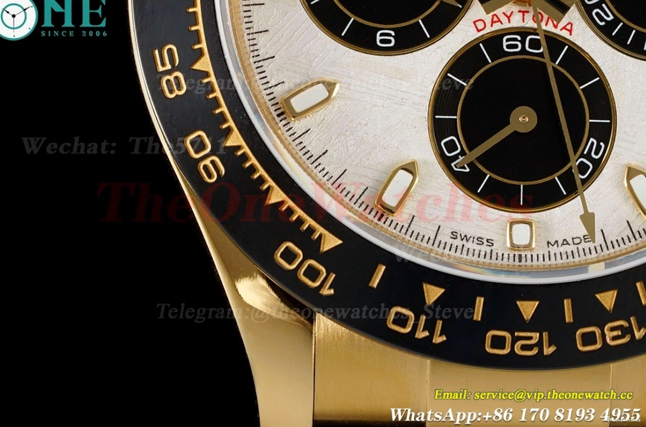 SH4130 QF Daytona 40MM RU Blk YG Weight) 116518 Meteorite V3(Gain 0419